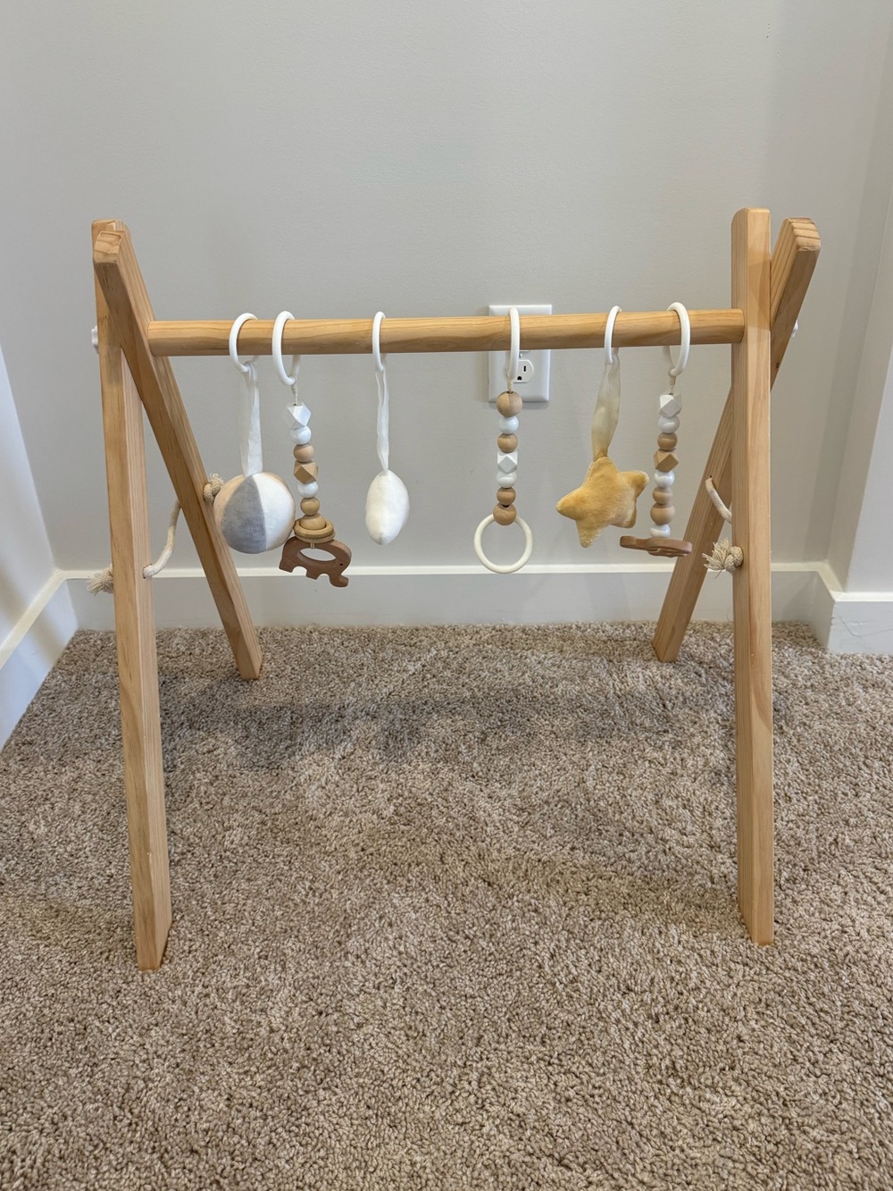 Wooden Baby Play Gym